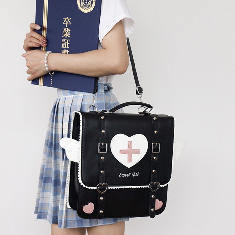 Youyo Túi Đeo Chéo Da PU Đa Năng Phong Cách Nhật Bản Cho Nữ