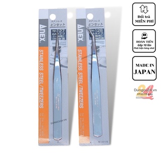 Nhíp Nhật gắp linh kiện điện tử ANEX 127/128 150mm [made in japan]