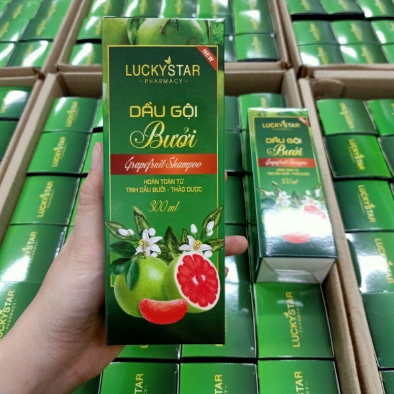DẦU GỘI BƯỞI CAO CẤP 300 ML LUCKY STAR