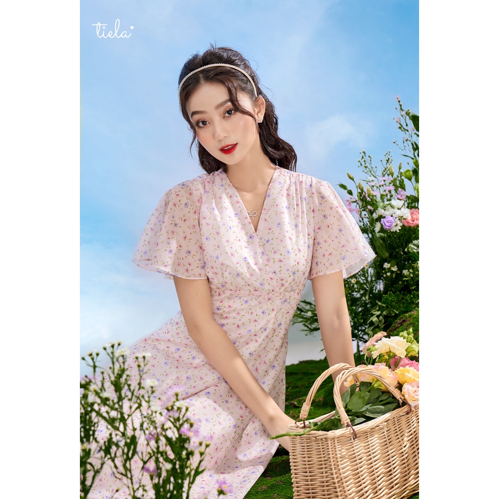 TIELA Đầm váy hoa vạt chéo - Anthea Dress