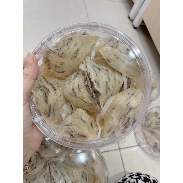 HỘP 100gram Tổ yến thô già yến nhà nuôi nguyên chất nguyên tổ shop tặng kèm nhíp và đồ chưng