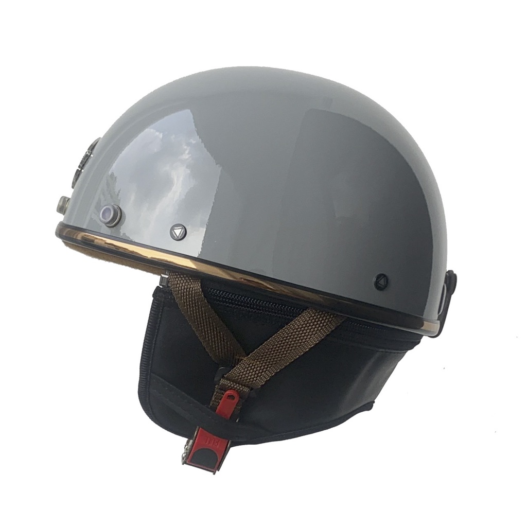 Combo Kính UV400 Mũ Bảo Hiểm Nữa Đầu Cho Xe Moto Napoli Haley N04 - Bảo Hành 12 Tháng