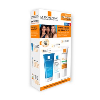 LarochePosay - Bộ Sản Phẩm Cho Da Dầu La Roche-Posay 3 Món Anthelios Kit