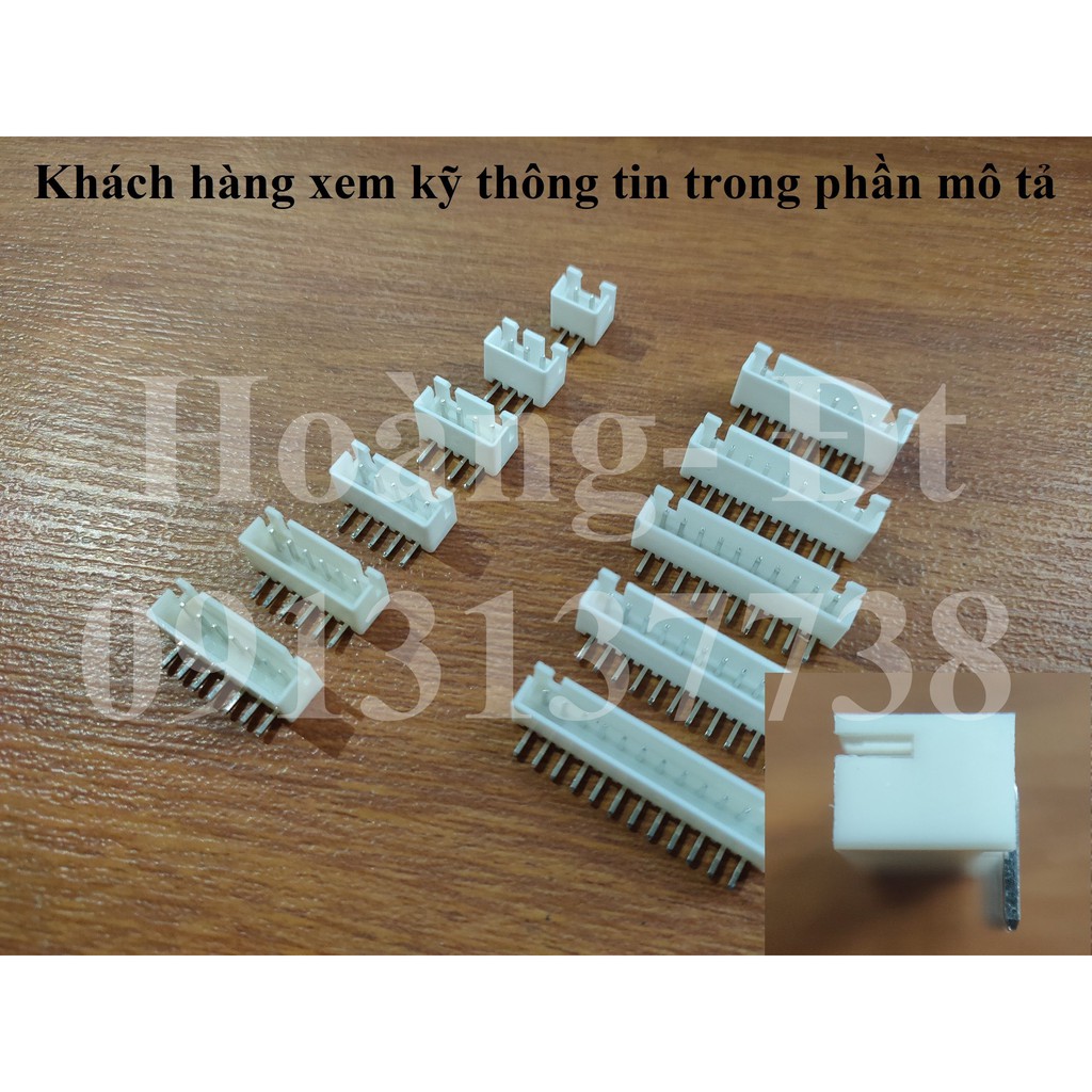 Jack cái XH2.54mm chân vuông