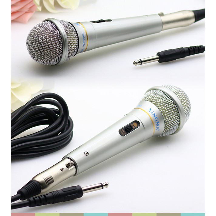 Mic hát karaoke CHỐNG HÚ RÍT, Micro Karaoke XINGMA AK-319  lọc âm cực tốt - Giá siêu rẻ - Bảo hành uy tín