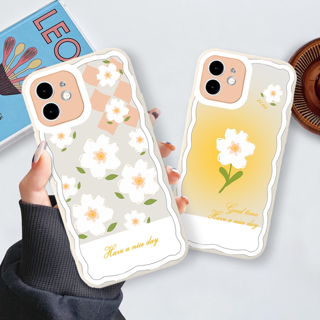 Ốp lưng iphone trong lượn sóng hoa good time 6s/6plus/6splus/7/7plus/8/8plus/xs/11/12/13/pro/max/plus/promax