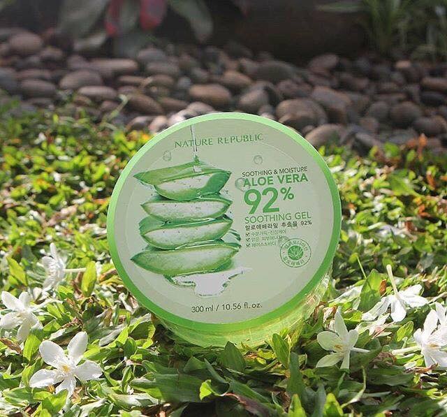 Gel Nha Đam Dưỡng Ẩm &amp; Làm Mềm Da - Gel Lô Hội 92% Nature Republic Aloe Vera 300ml