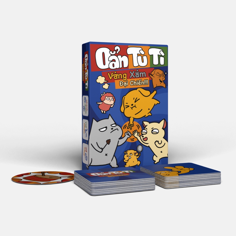 Boardgame Oẳn Tù Tì - Vàng Xám Đại Chiến