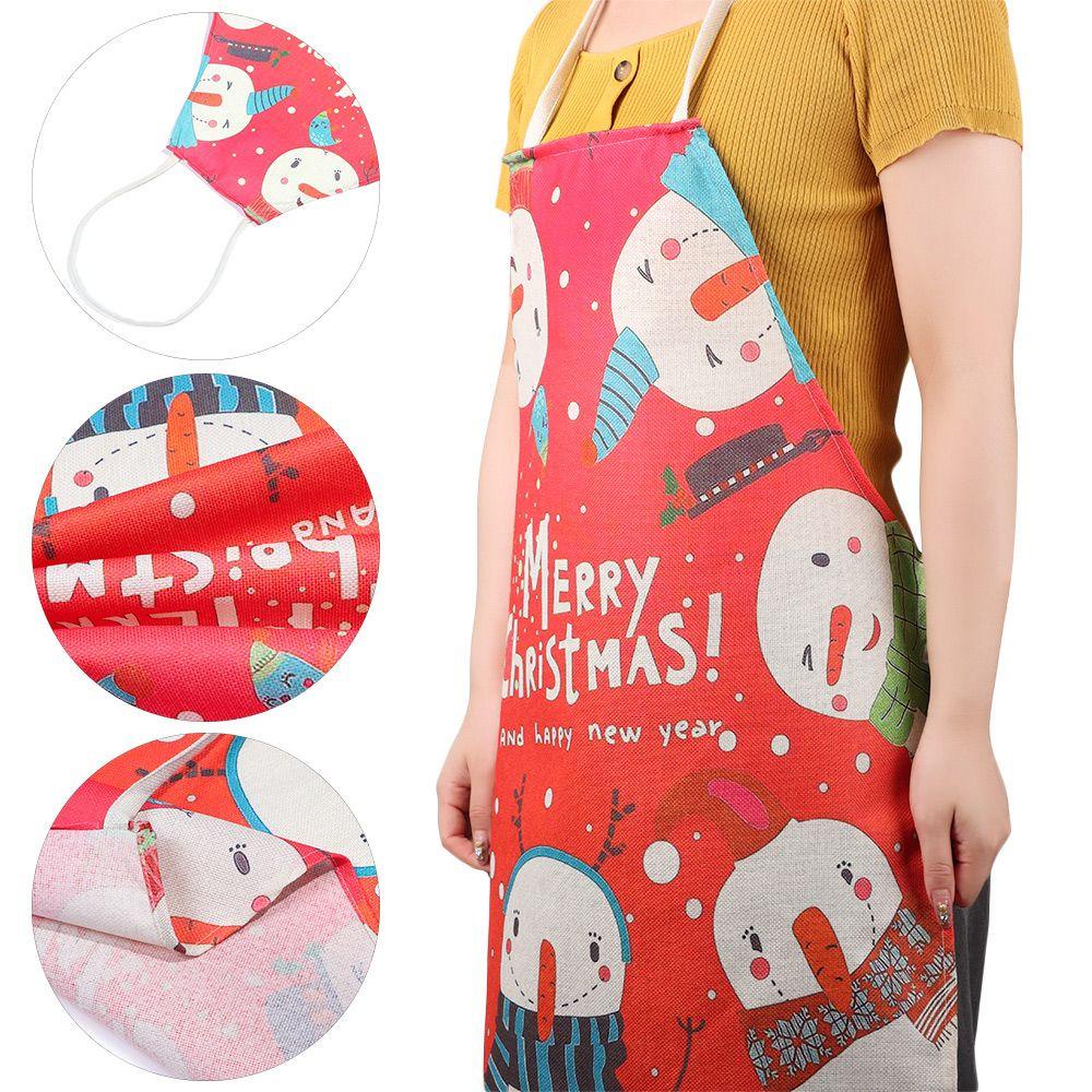 PINEVN Tạp Dề Giáng Sinh Hình Natal Navidad