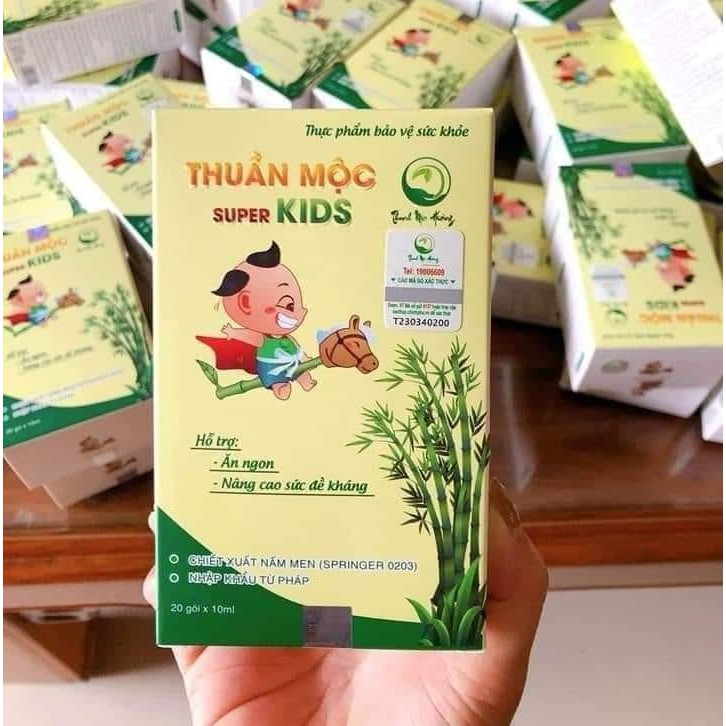 Siro ăn ngon cho bé Thuần Mộc Super Kids Thanh Mộc Hương 200ml