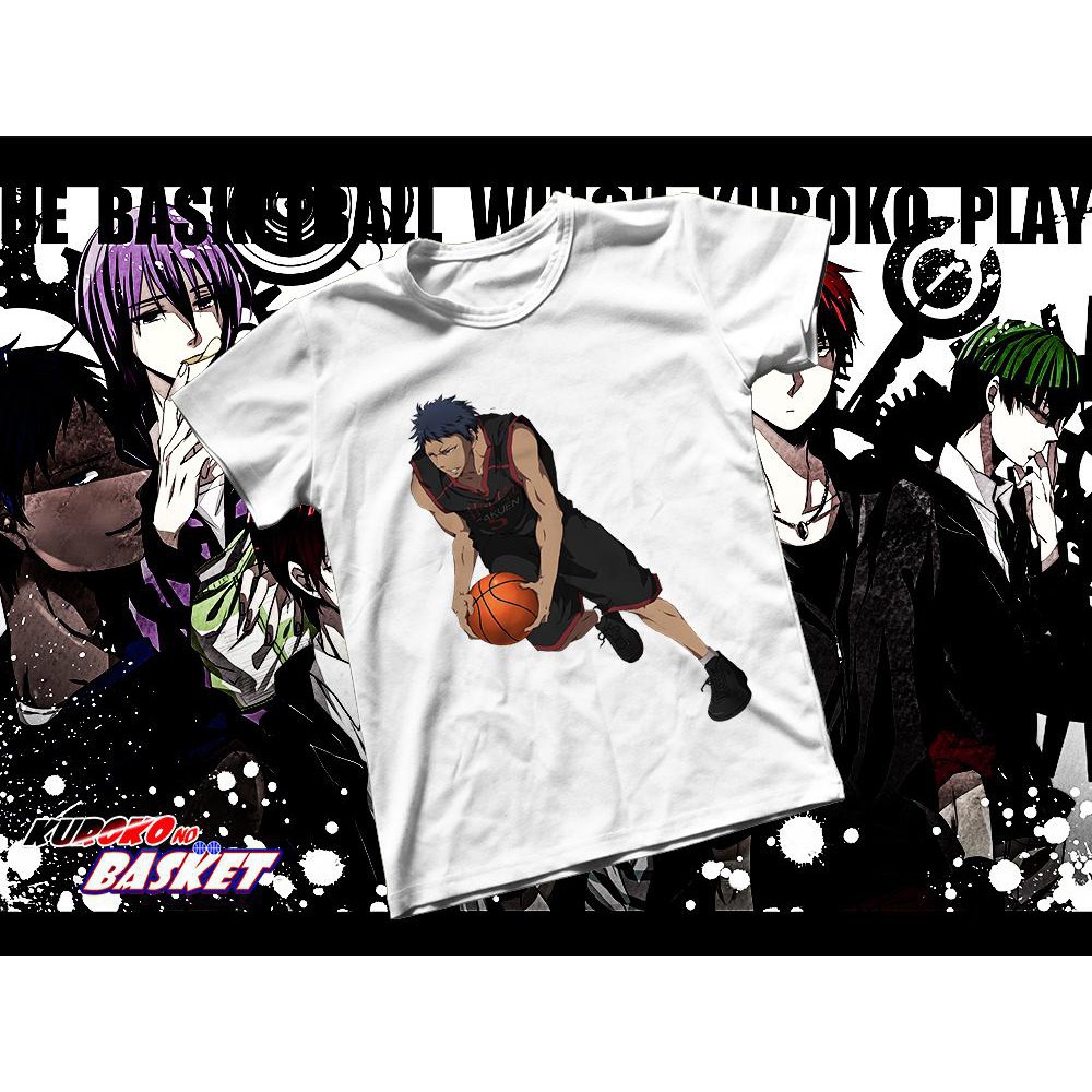 Áo thun Cotton Unisex - Anime - Kuroko No Basket - Aomine Daiki