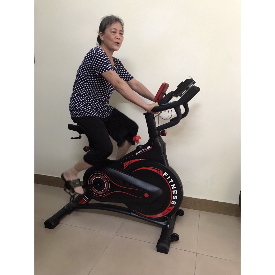 Xe đạp tập thể dục FITNESS GH-508, KHÁNG TỪ siêu êm