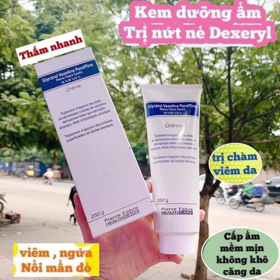 [Pháp] Kem Dưỡng Da Dexeryl Hỗ Trợ Cải Thiện Da Khô, Nứt Nẻ, 250g