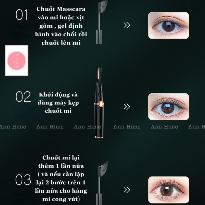 KẸP MI NHIỆT SIÊU CONG MAGITECH NHẬT BẢN MÁY UỐN MI NHIỆT MAGITECH NHẬP KHẨU