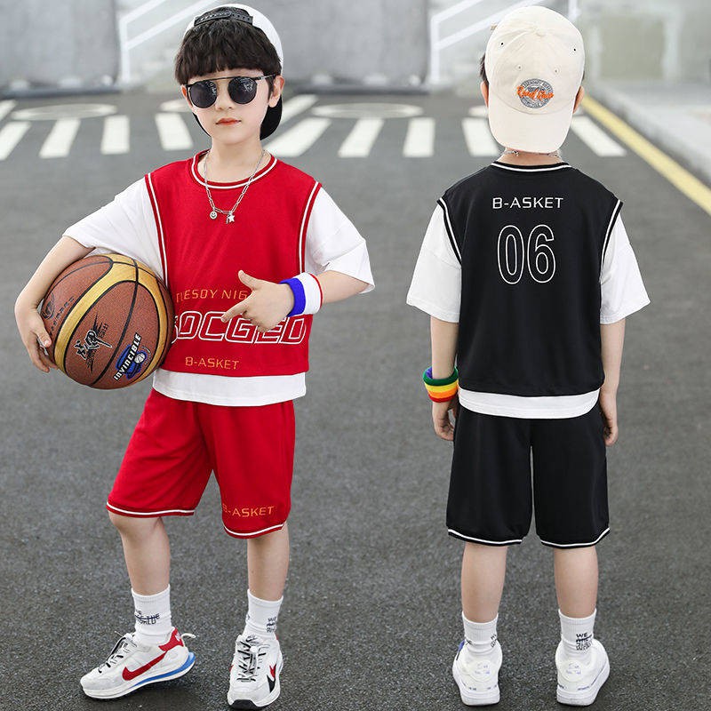 địa  Nam sinh mặc mùa hè 2021 đồng phục bóng rổ thể thao mới tay ngắnmiếng dán