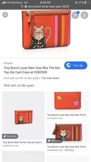 Ví đựng card Tory Burch