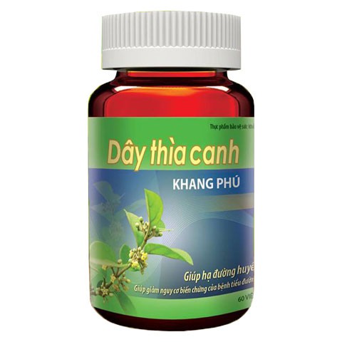 Dây Thìa Canh Khang Phú (lọ), phòng và hỗ trợ điều trị đái tháo đường