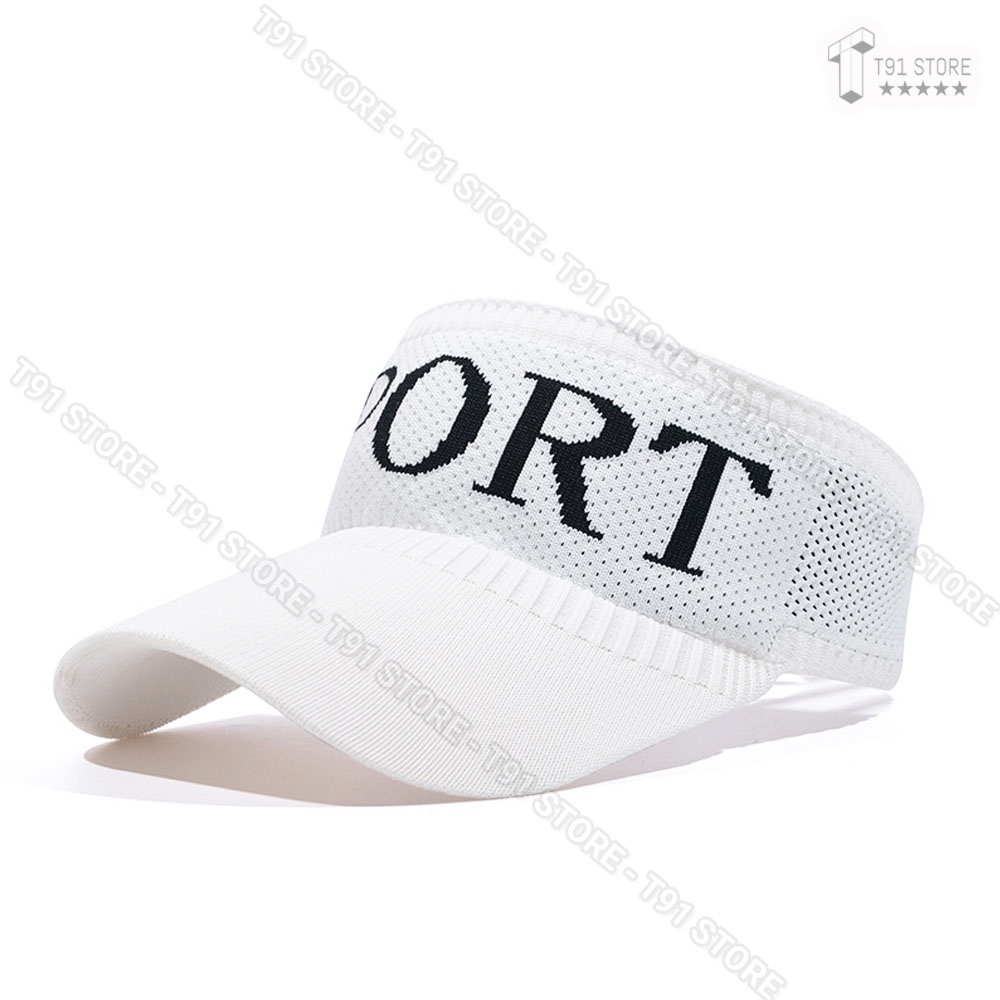 Mũ thể thao SPORT nửa đầu - Nón kết nửa đầu thêu chữ nhiều màu - Phù hợp cho bạn nữ chơi thể thao, đi du lịch, đi biển