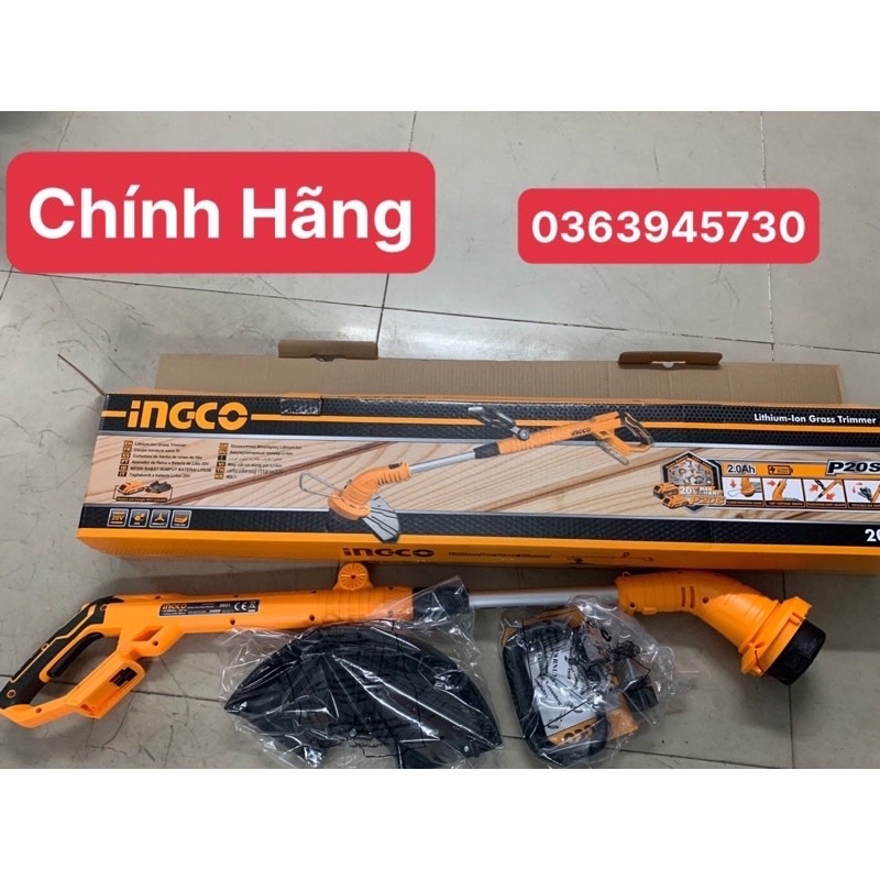 INGCO Máy cắt cỏ dùng pin 20V CGTLI20018