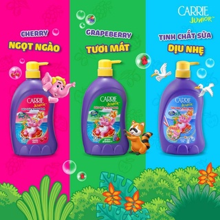Sữa Tắm Gội Toàn Thân Carrie Junior Hương Grapeberry (700g)