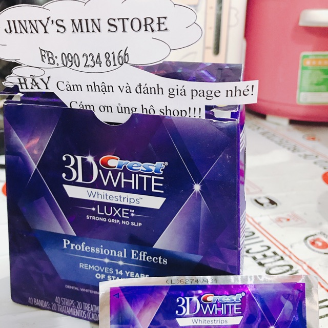 Miếng dán trắng răng# 3D crest