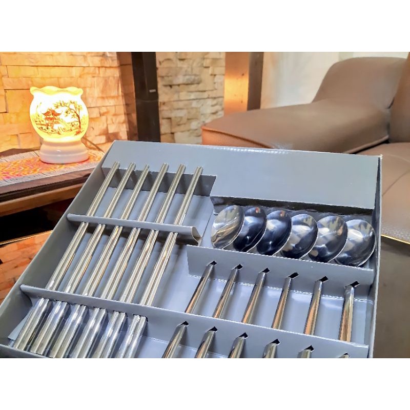 Set thìa, đũa inox 304 WMF 12 món