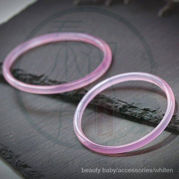 Vòng tay đá mã não tự nhiên màu hồng thời trang cổ điển cho nữ