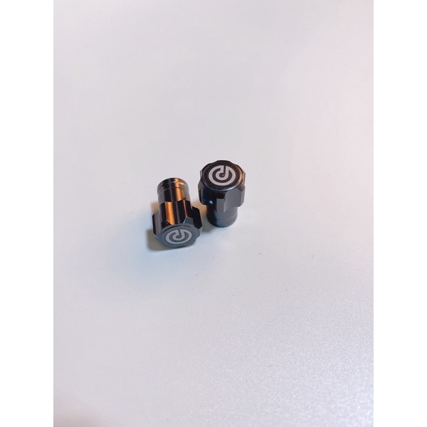 Cặp van dòi mẫu OBrem, ốc chân van màu lắp thông dụng xe gắn máy