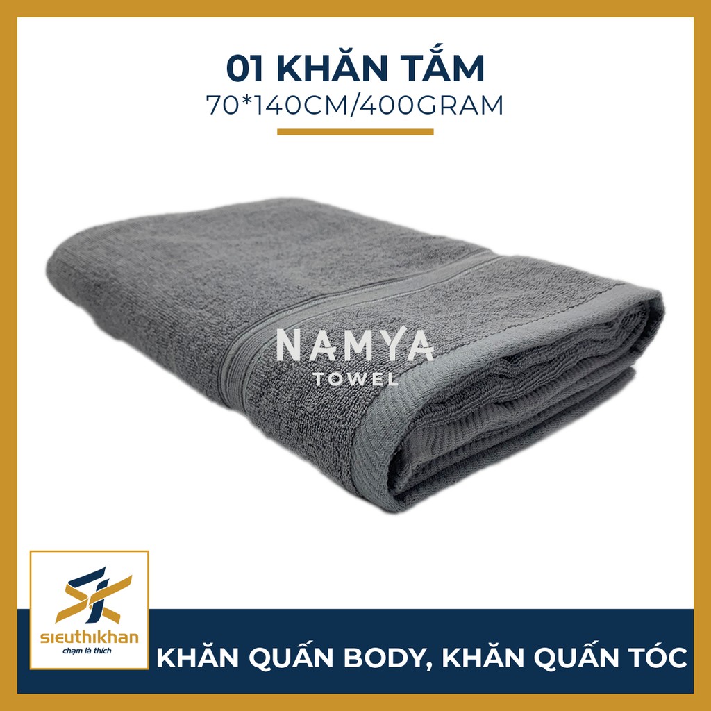 KHĂN TẮM CỠ LỚN 70*140CM MỀM MẠI, HÚT NƯỚC, NHANH KHÔ | NAMYA NBH8L