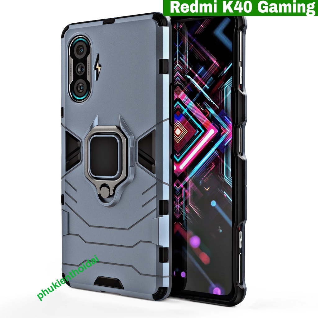 ỐP LƯNG REDMI K40 GAMING / POCO F3 GT IRON MAN IRING CHỐNG SỐC CHỐNG VA ĐẬP