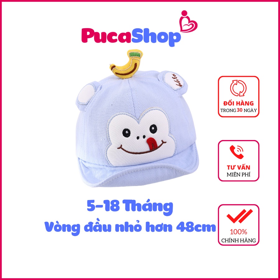 Mũ nón lưỡi trai bê rê cho bé trai bé gái xinh 5-18 Tháng kiểu trẻ em hàn quốc dễ thương PUCASHOP