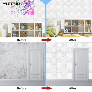 Giấy Dán Tường Hình Gạch 3d