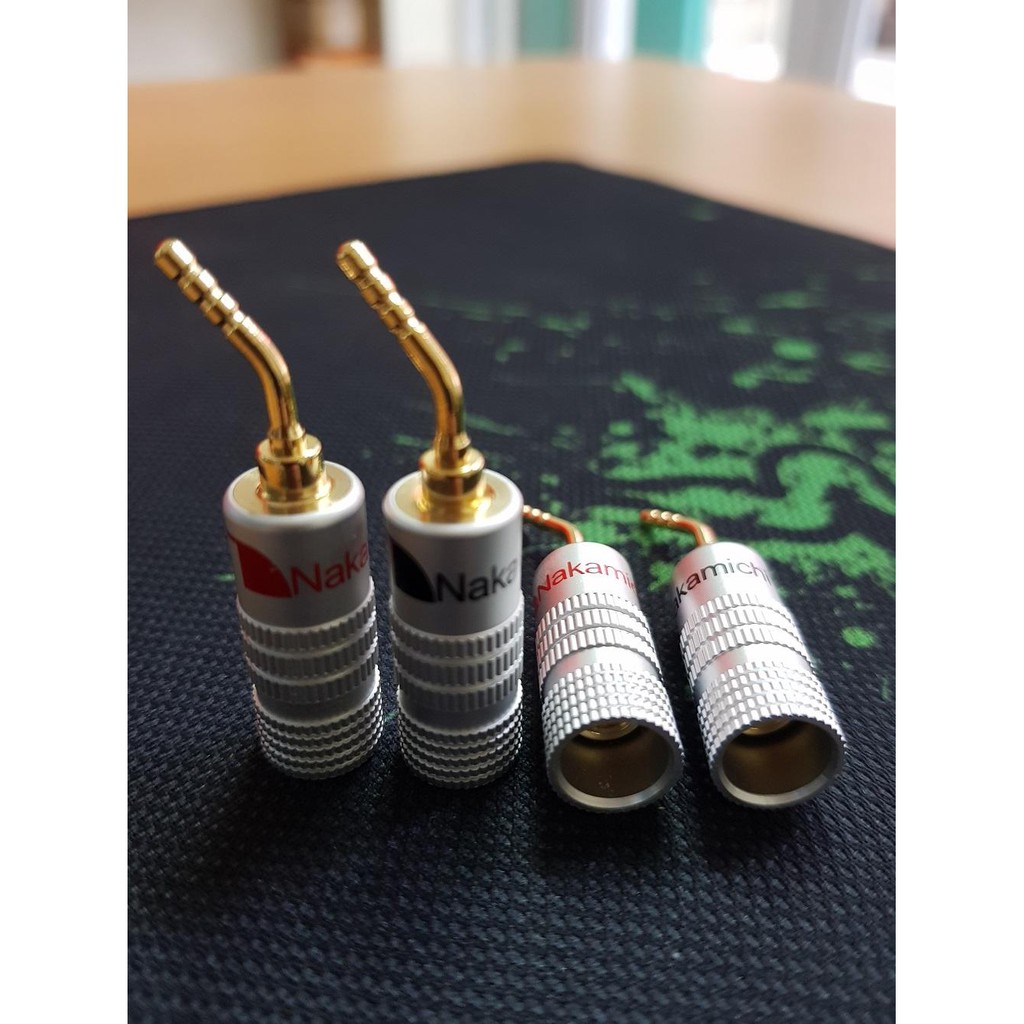 04 cái jack loa mỏ chim NaKaMiChi/ 04 cái Jack mỏ chim Nakamichi