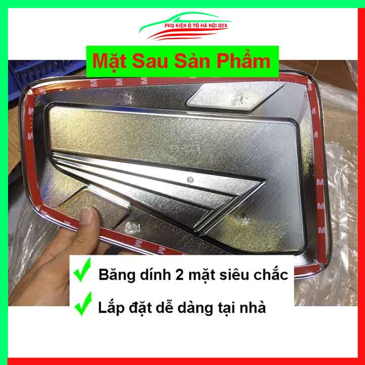 Ốp nắp xăng BT50 BT-50 2022-2023 mạ crom bảo vệ chống trầy trang trí ô tô