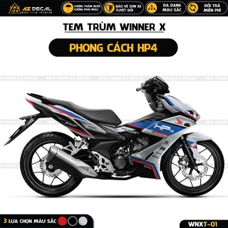 Tem trùm winner x đẹp phong cách hp4 | wnxt-01 | decal dán winner x chất liệu chống nước, bền màu