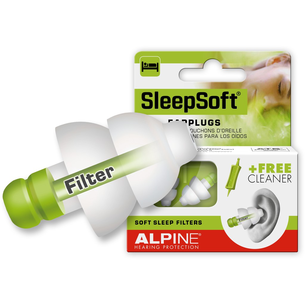 [Mã FAMALLT5 giảm 15% đơn từ 30k] Nút bịt tai ngủ ngon Alpine SleepSoft nhập khẩu Hà Lan