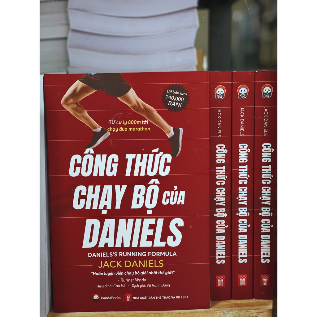 Sách - Combo Thể Thao - Chạy bộ - Công thức Chạy Bộ của Daniels +Cuộc Cách Mạng Trong Chạy Bộ - Pandabooks