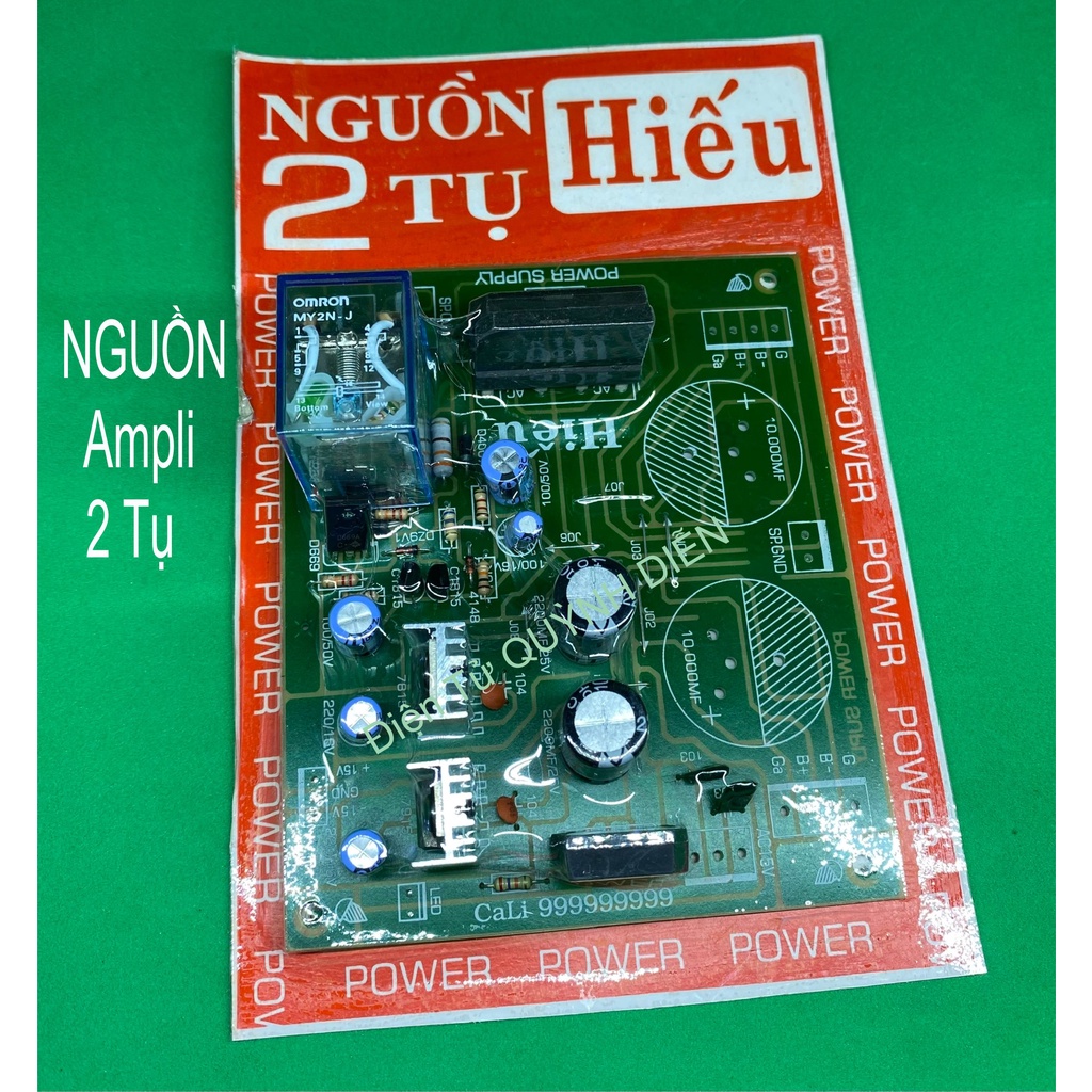 Mạch Nguồn Công Suất Amply 35V - 2 Tụ - linh kiện điện tử QUỲNH DIỄN
