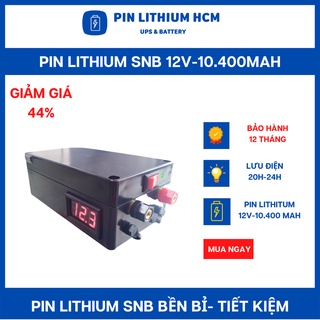 Pin lithium 12v 10400mah, pin 3s 12v 10400 mah, pin lithium 12v snb 10400 mah