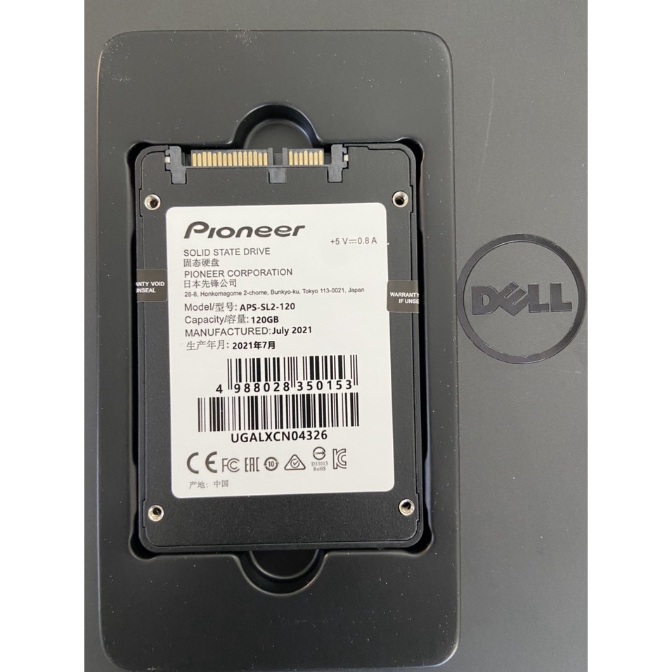 Ổ cứng SSD Pioneer 120Gb tốc độ đọc, ghi 550Mb/s-450Mb/s