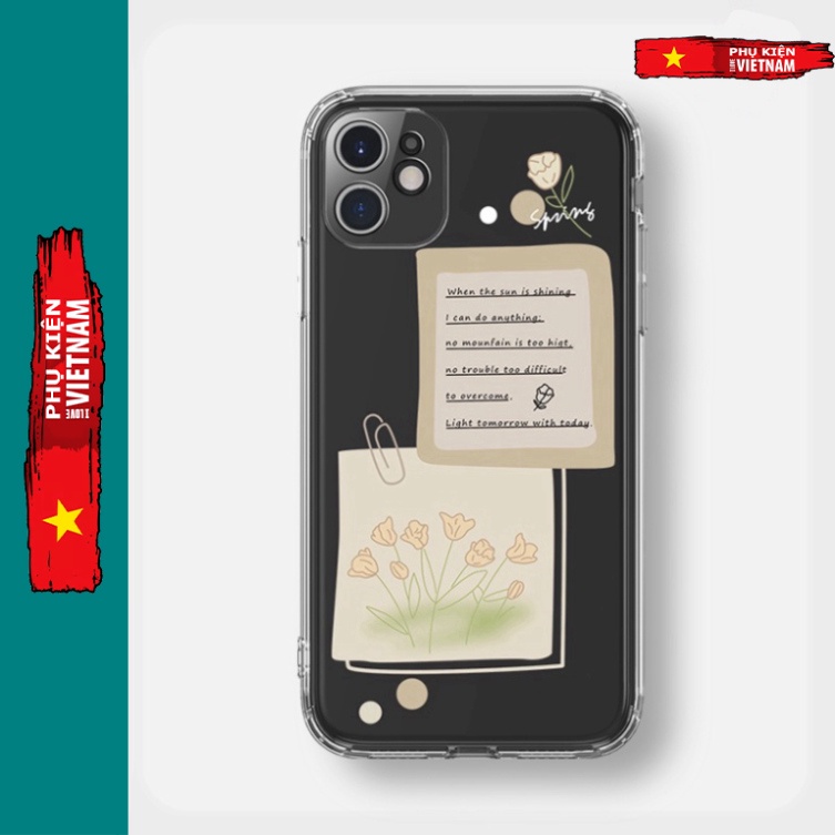 Ốp lưng iphone 6, 6s plus, 7 8 Plus, X, XS, XR, XSMAX, 11 , 12, 13 PROMAX suốt trong quãng STICKER chú thích PKVN