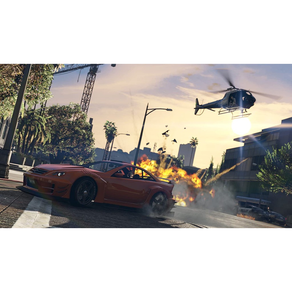 Đĩa Game PS4 GTA Grand Theft Auto V - Premium Online Edition Hệ US - Playstation 4