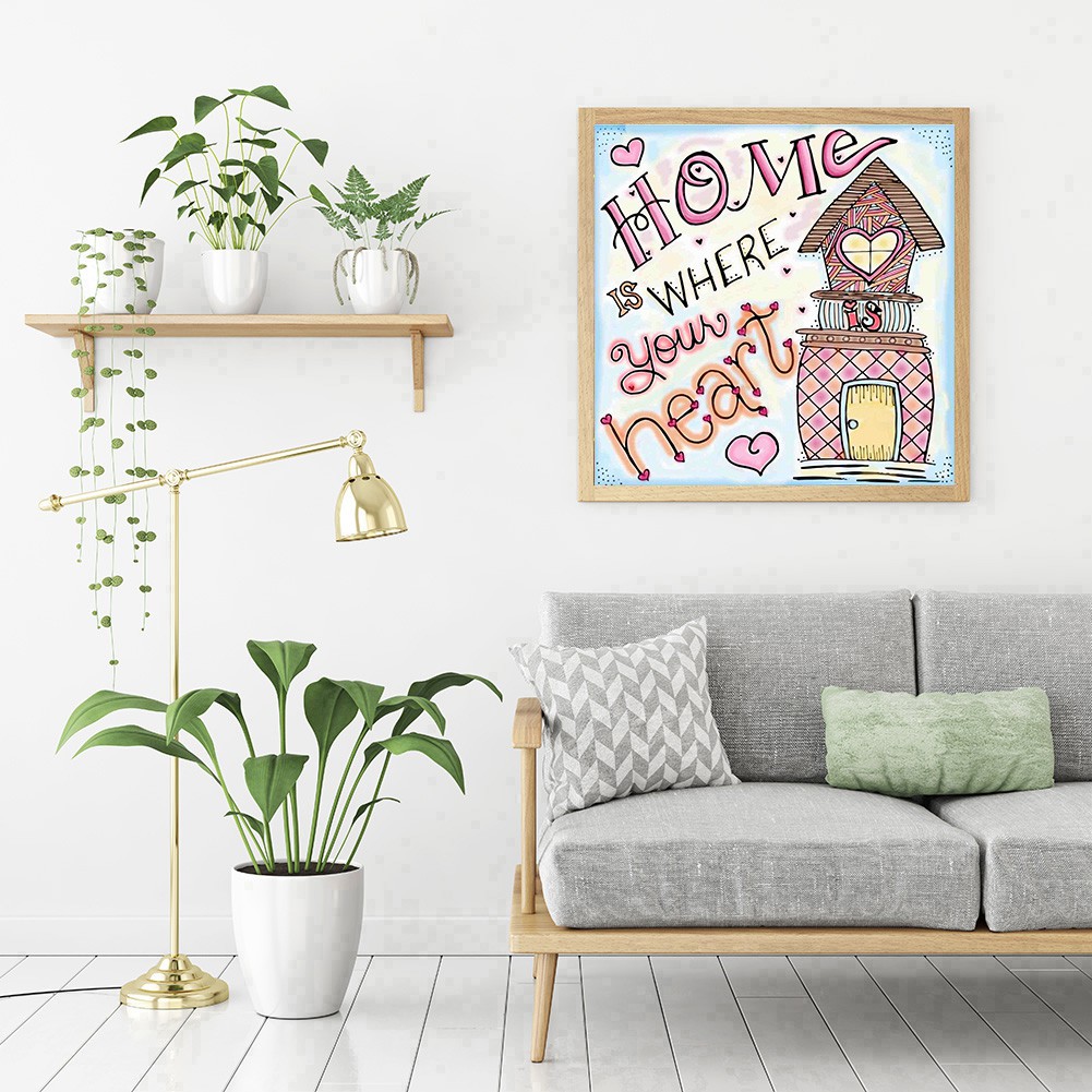 Bộ Tranh Đính Đá 5d Tự Làm Hình Đôi Môi Độc Đáo