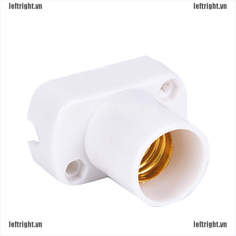 1 Giá Đỡ Đèn LED E17 E14 Hình Vuông Màu Trắng Chống Lão Hóa