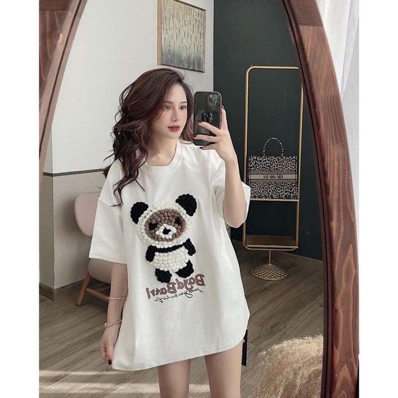 Áo phông 5D cún tai đen TT11