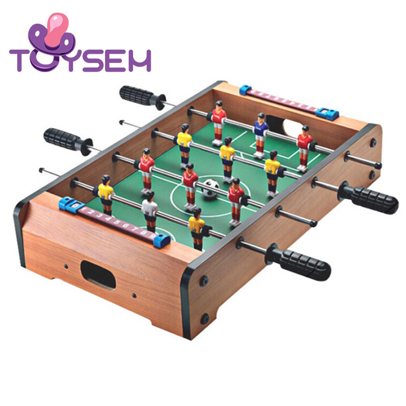 Đồ chơi bàn bi lắc Toysem cho trẻ 4 tay cầm 2 người - Bộ trò chơi trẻ em đá banh bóng bàn - Quà tặng sinh nhật cho bé