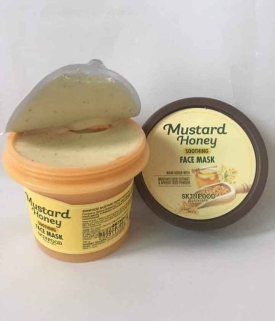 [THANH LÝ] Mặt nạ tẩy tế bào chết Skinfood Mustard Honey Soothing Face mask