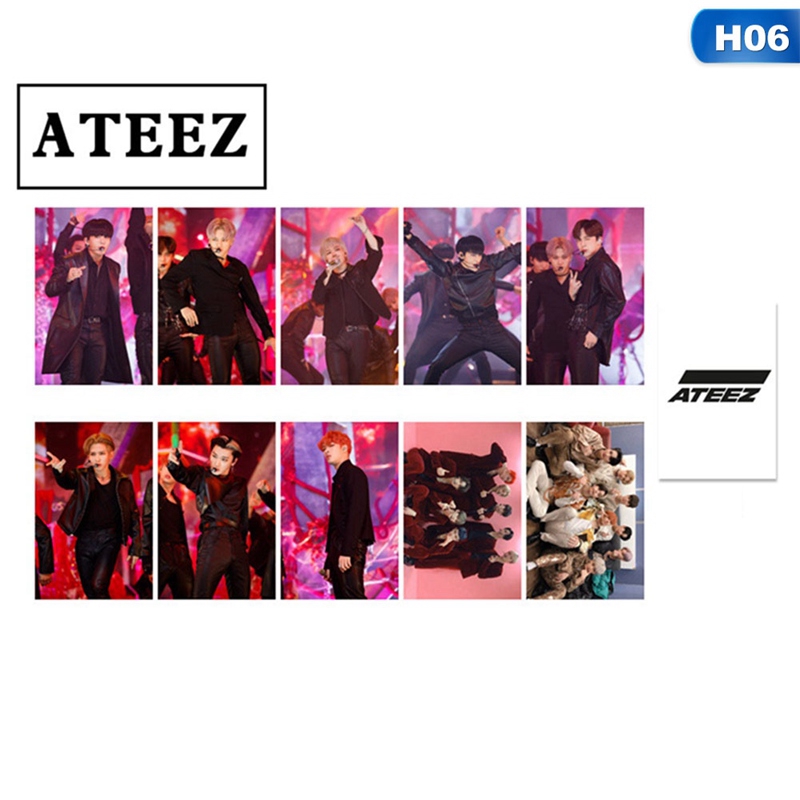 Bộ Thẻ Hình Nhóm Nhạc Kpop Ateez 1st