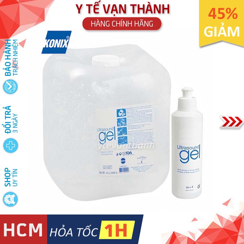 ✅ Gel Siêu Âm, Gel Lạnh Triệt Lông Konix -VT0504