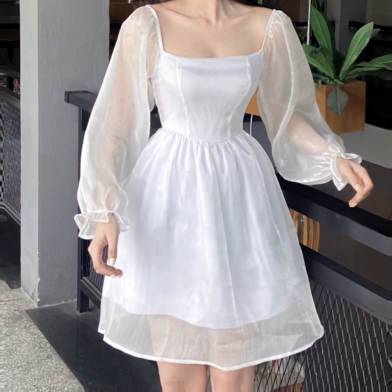 Váy, đầm dạ lấp lánh nữ thiết kế đầm dạ tiểu thư dự tiệc xinh xắn DuHa Cheap V1010